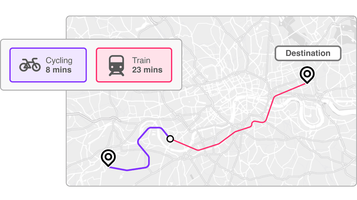 Personalised routing map app