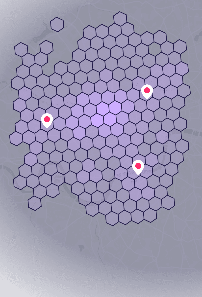 Accessibility heatmaps