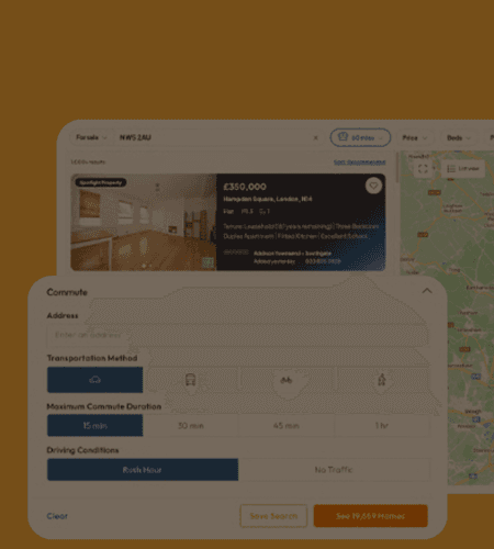 Homes.com AI Smart Search interface